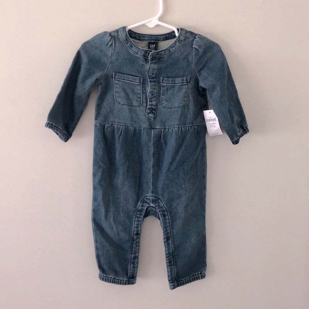 Infant Denim Jumpsuit